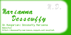 marianna dessewffy business card